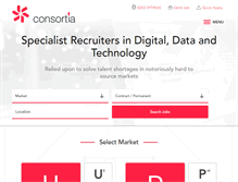 Tablet Screenshot of consortia.co.uk